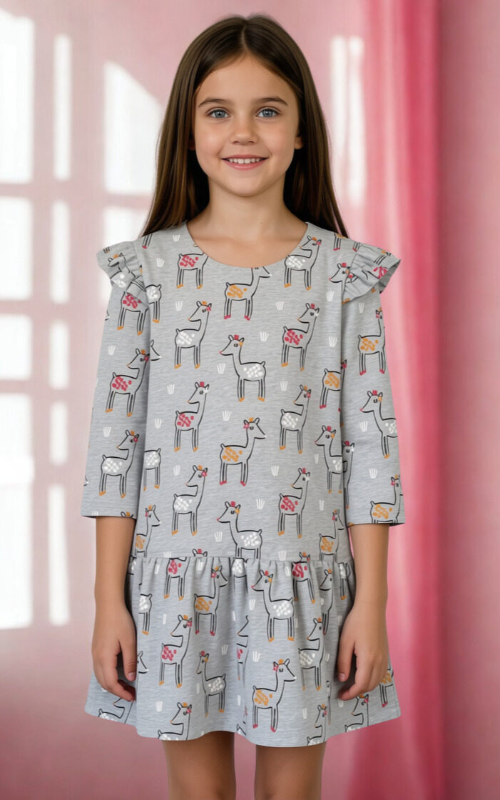Dress with deer.