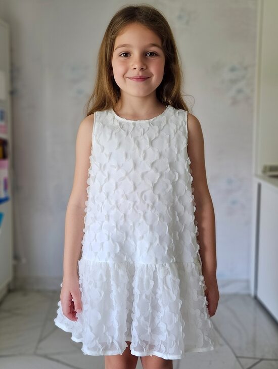  Kleita balta trapece